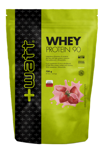 WHEY PROTEIN 90 FRAGOLA 750 G DOYPACK - FarmaLucia