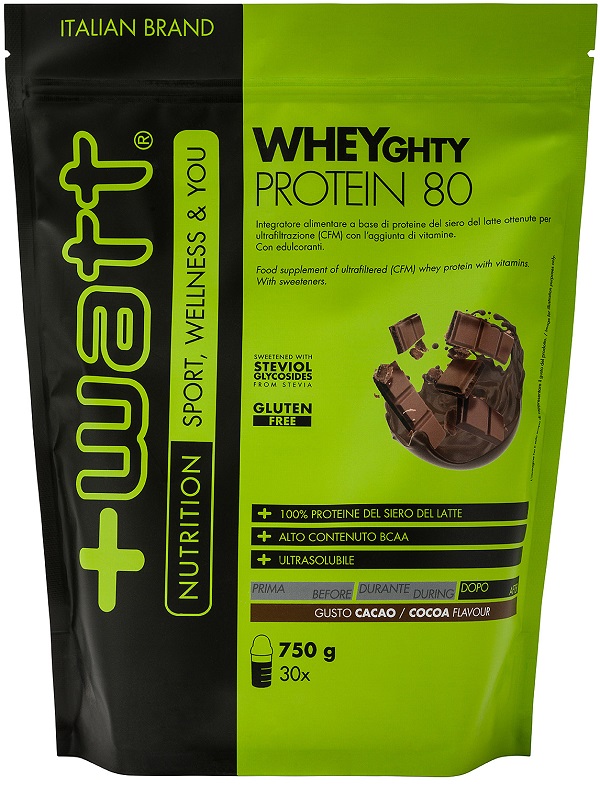 WHEYGHTY PROTEIN 80 CACAO DOYPACK 750 G - FarmaLucia