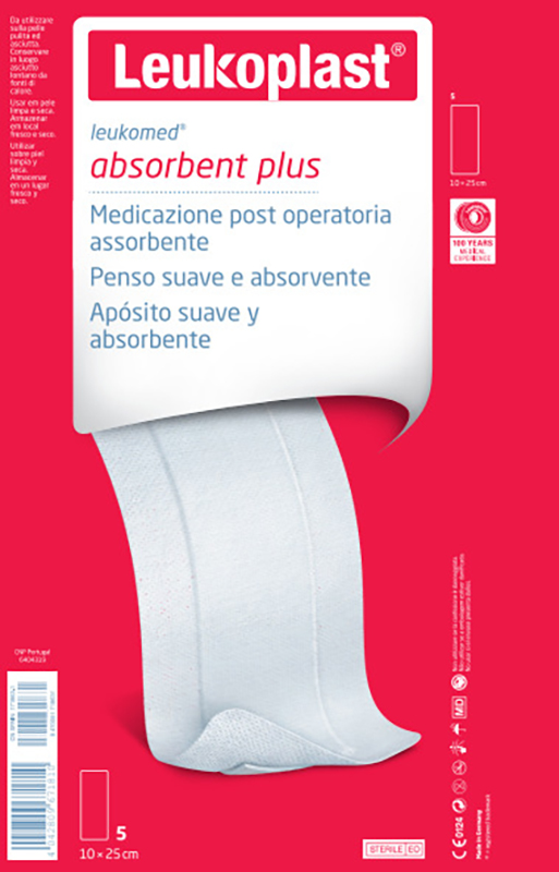 LEUKOMED MEDICAZIONE POST-OPERATORIA IN TESSUTO NON TESSUTO 10 X 25 CM - FarmaLucia
