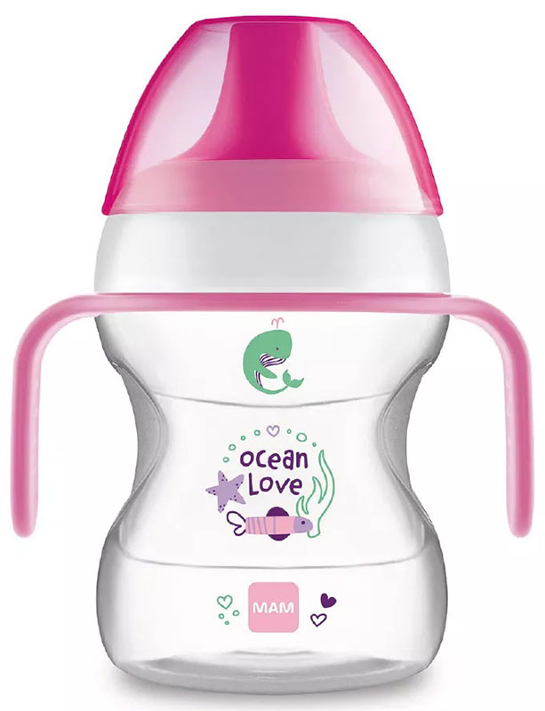 MAM LEARN TO DRINK CUP 190 ML 6+ BECCUCCIO RIGIDO FEMMINA - FarmaLucia