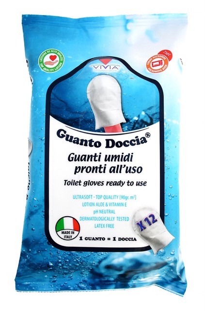 VIVIA GUANTO DOCCIA SENZA RISCIACQUO 12 PEZZI - FarmaLucia