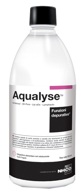 NHCO AQUALYSE 500 ML - Depurativo e Drenante Gusto Fragola - FarmaLucia