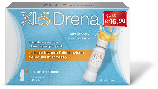 XLS DRENA TAGLIO PREZZO 10 FLACONCINI 70 ML - FarmaLucia