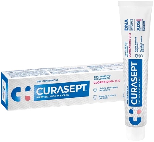 CURASEPT DENTIFRICIO 0,12 75 ML ADS+DNA - FarmaLucia