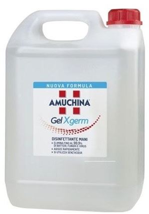 AMUCHINA GEL X-GERM DISINFETTANTE MANI 5 LITRI - FarmaLucia