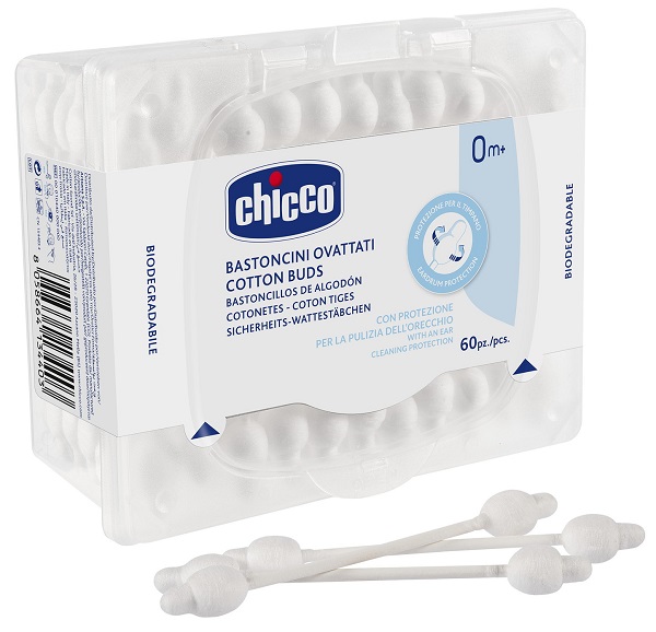 CHICCO BASTONCINI COTONATI 60 PEZZI - FarmaLucia
