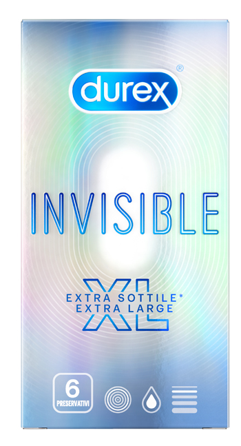 PROFILATTICO DUREX INVISIBLE XL 6 PEZZI - FarmaLucia