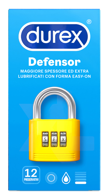 PROFILATTICO DUREX DEFENSOR 12 PEZZI - FarmaLucia