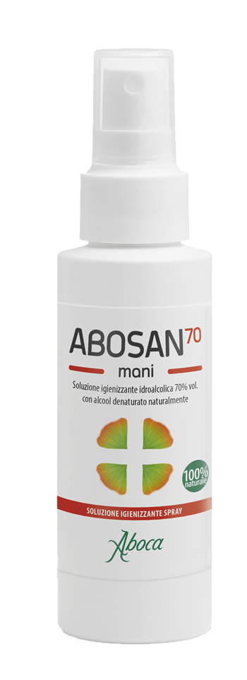 ABOSAN70 SOLUZIONE IGIENIZZANTE MANI 100 ML SPRAY - FarmaLucia