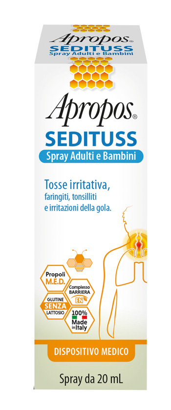 APROPOS SEDITUSS SPRAY ADULTI/BAMBINI 20 ML - FarmaLucia