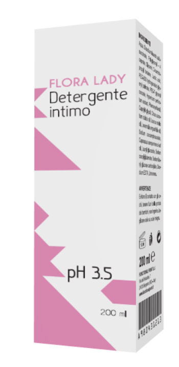 FLORA LADY DETERGENTE INTIMO PH 3,5 200 ML - FarmaLucia