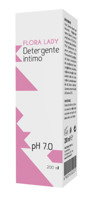 FLORA LADY DETERGENTE INTIMO PH 7,0 200 ML - FarmaLucia