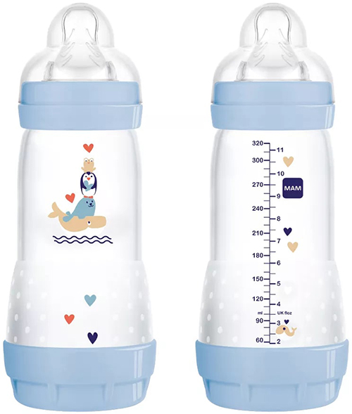 MAM BIBERON EASY START 320 ML 4+ TETTARELLA 3 MASCHIO - FarmaLucia