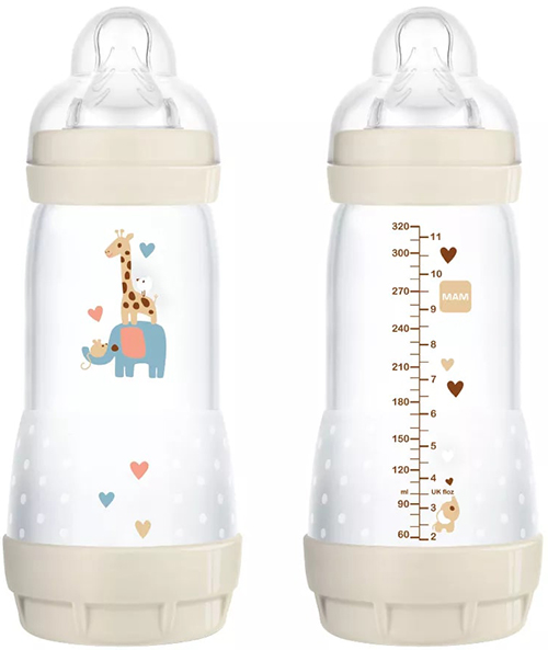 MAM BIBERON EASY START 320 ML 4+ TETTARELLA 3 NEUTRO - FarmaLucia