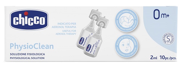 CHICCO SOLUZIONE PHYSIOCLEAN 2 ML 10 PEZZI - FarmaLucia