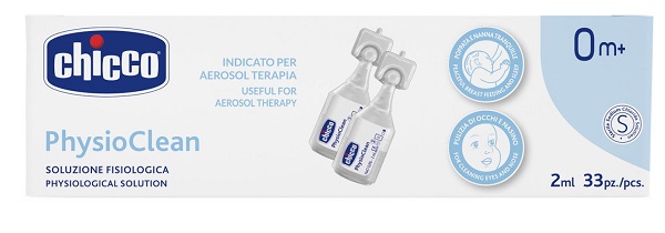 CHICCO SOLUZIONE PHYSIOCLEAN 2 ML 33 PEZZI - FarmaLucia