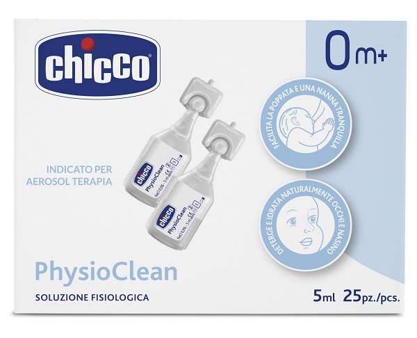 CHICCO SOLUZIONE PHYSIOCLEAN 5 ML 25 PEZZI - FarmaLucia