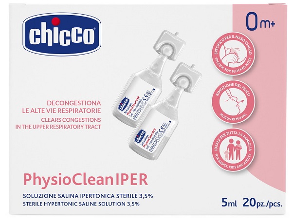 CHICCO SOLUZIONE HYPERTONIC 5 ML 20 PEZZI - FarmaLucia