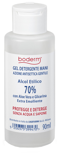 BODERM HAND CLEANSING GEL 70% 90 ML - FarmaLucia
