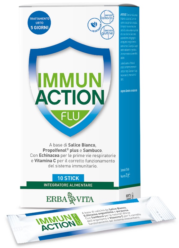 IMMUN ACTION FLU 10 STICKPACK - FarmaLucia