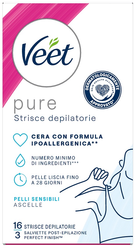 VEET STRISCE ASCELLE IPOALLERGENICHE 16 PEZZI - FarmaLucia