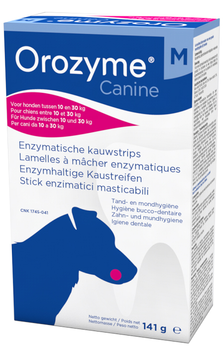 OROZYME CANINE STRISCE ENZIMATICHE MASTICABILI PER CANI DI TAGLIA MEDIA - FarmaLucia