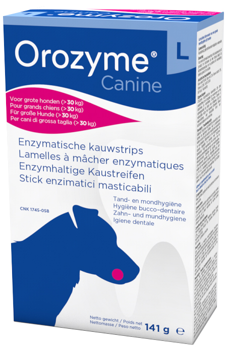OROZYME CANINE STRISCE ENZIMATICHE MASTICABILI PER CANI DI TAGLIA GRANDE - FarmaLucia