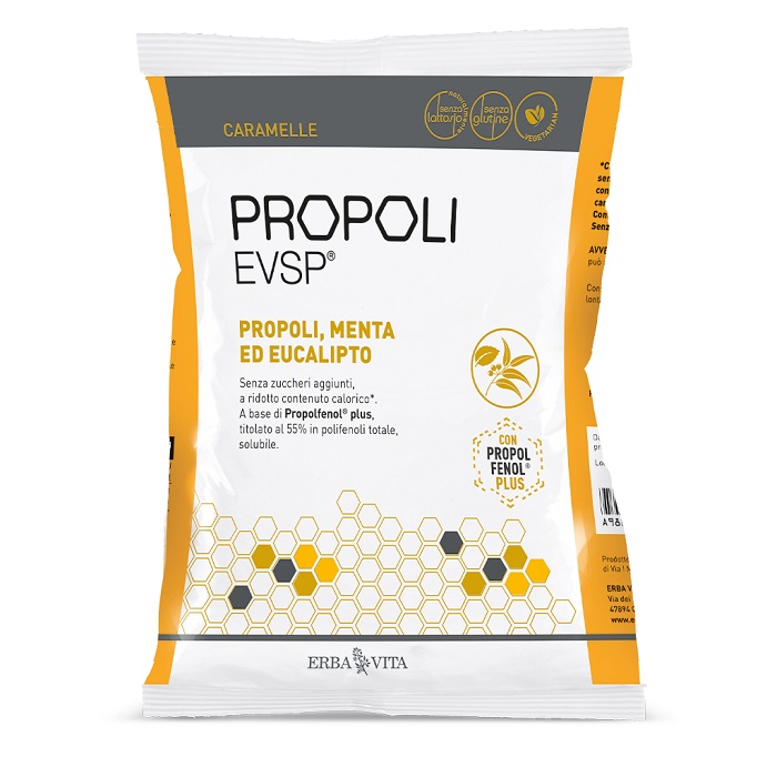 PROPOLI EVSP CARAMELLE PROPOLI MENTA EUCALIPTO 65 G - FarmaLucia