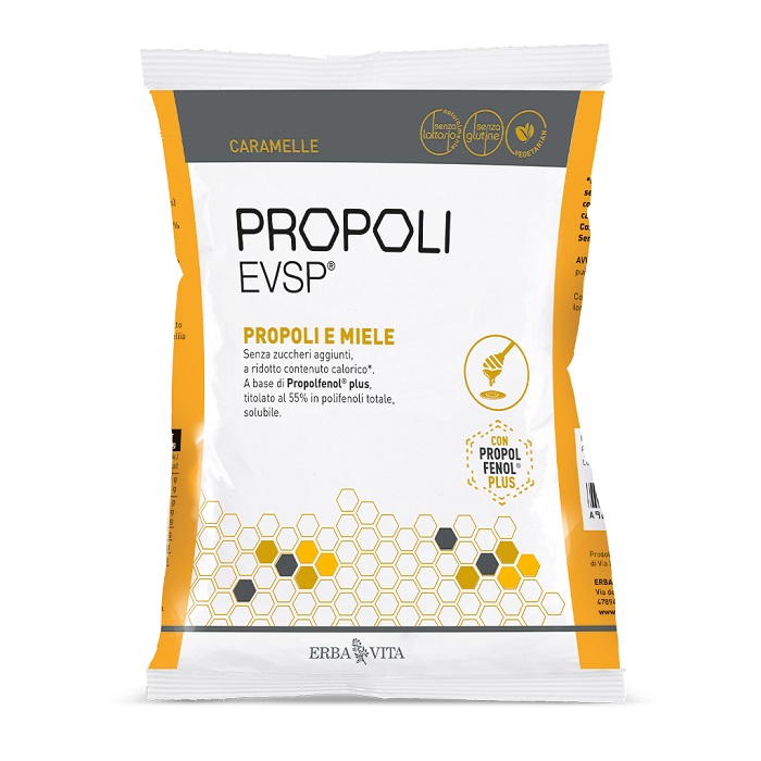 PROPOLI EVSP CARAMELLE PROPOLI MIELE 65 G - FarmaLucia
