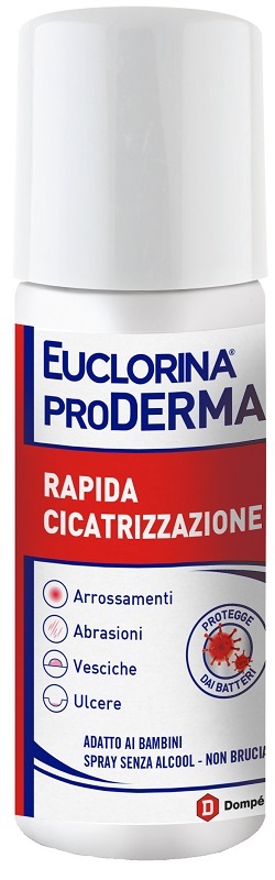 EUCLORINA PRODERMA RAPIDA CICATRIZZAZIONE SPRAY 125 ML - FarmaLucia