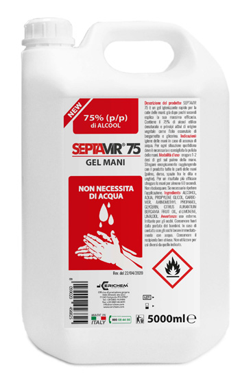 SEPTAVIR 75 GEL MANI 5000 ML - FarmaLucia