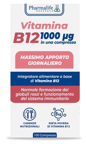 VITAMINA B12 100 COMPRESSE VITACURVEG - FarmaLucia