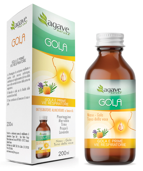 AGAVE NATURA SCIROPPO GOLA 200 ML - FarmaLucia