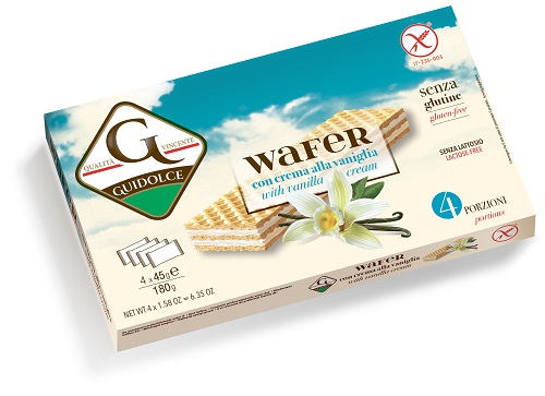 WAFER CON CREMA ALLA VANIGLIA 4 PORZIONI X 45 G - FarmaLucia