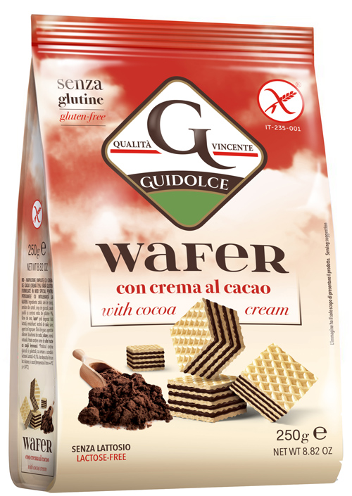 WAFER CON CREMA AL CACAO 250 G - FarmaLucia