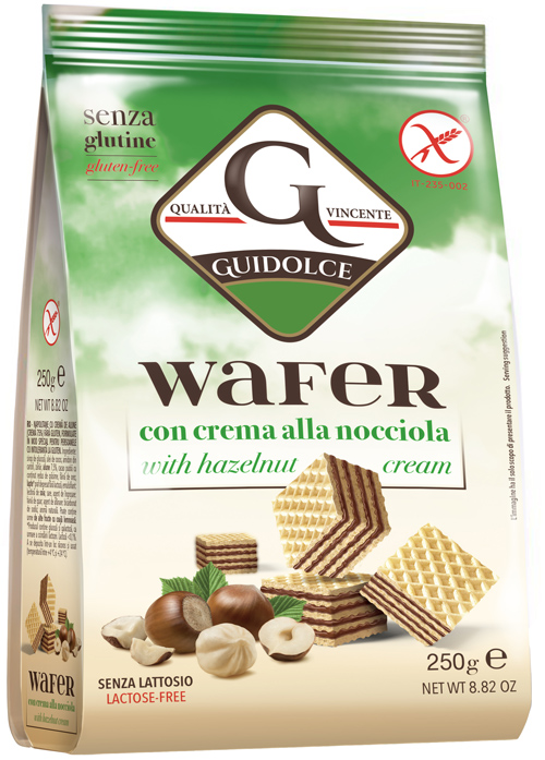 WAFER CON CREMA ALLA NOCCIOLA 250 G - FarmaLucia