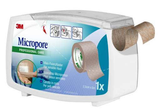 CEROTTO IN CARTA MICROPORE SURGICAL TAPE TAN M5X25MM DISPENSER - FarmaLucia