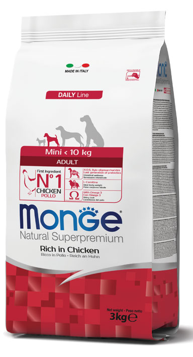 MONGE DOG MINI ADULT 3 KG - FarmaLucia