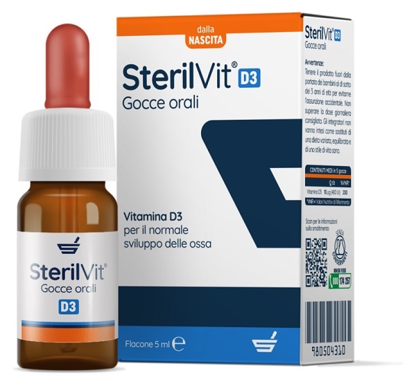 STERILVIT D3 GOCCE 5 ML - FarmaLucia