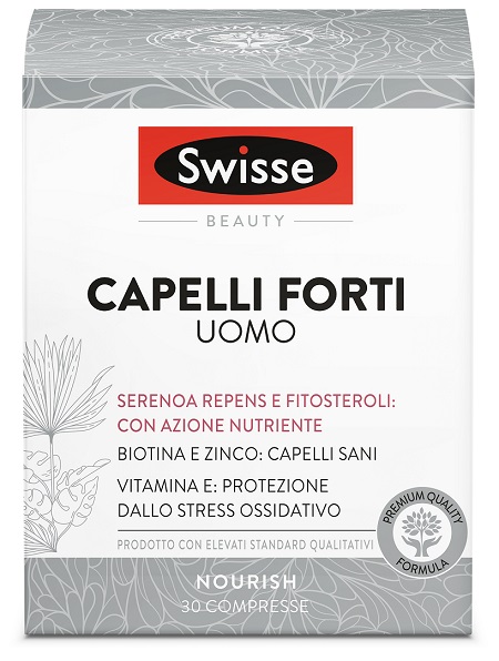 SWISSE CAPELLI FORTI UOMO 30 COMPRESSE - FarmaLucia