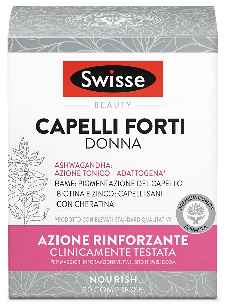 SWISSE CAPELLI FORTI DONNA 30 COMPRESSE - FarmaLucia