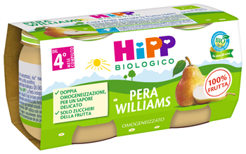 HIPP BIO OMOGENEIZZATO PERA WILLIAMS 2 X 80 G - FarmaLucia