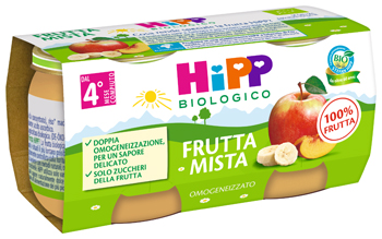 HIPP BIO OMOGENEIZZATO FRUTTA MISTA 2X80 G - FarmaLucia