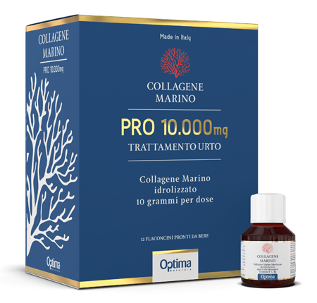 COLLAGENE MARINO PRO 10000MG TRATTAMENTO URTO 12 FLACONI - FarmaLucia