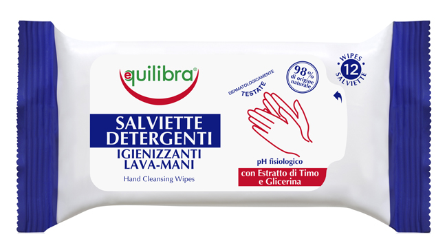 SALVIETTE DETERGENTI IGIENIZZANTI 12 PEZZI - FarmaLucia