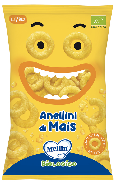 MELLIN SNACK BIO ANELLINI MAIS 15 G - FarmaLucia