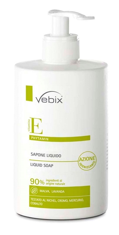 VEBIX PHYTAMIN SAPONE MANI AZIONE IGIENIZZANTE 500 ML - FarmaLucia