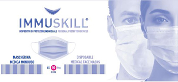 IMMUSKILL MASCHERINA CHIRURGICA 50 PEZZI - FarmaLucia