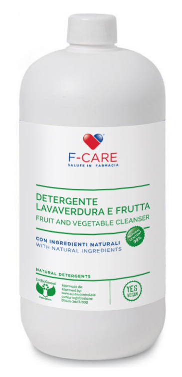 F CARE DETERGENTE VERDURA FRUTTA BIO 1000 ML - FarmaLucia