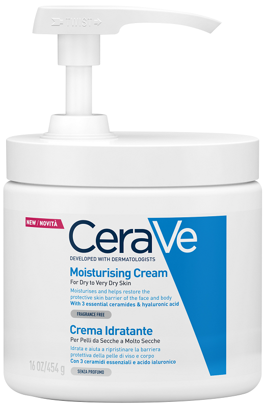 CERAVE CREMA IDRATANTE PER PELLI DA SECCHE A MOLTO SECCHE 454 G PUMP - FarmaLucia